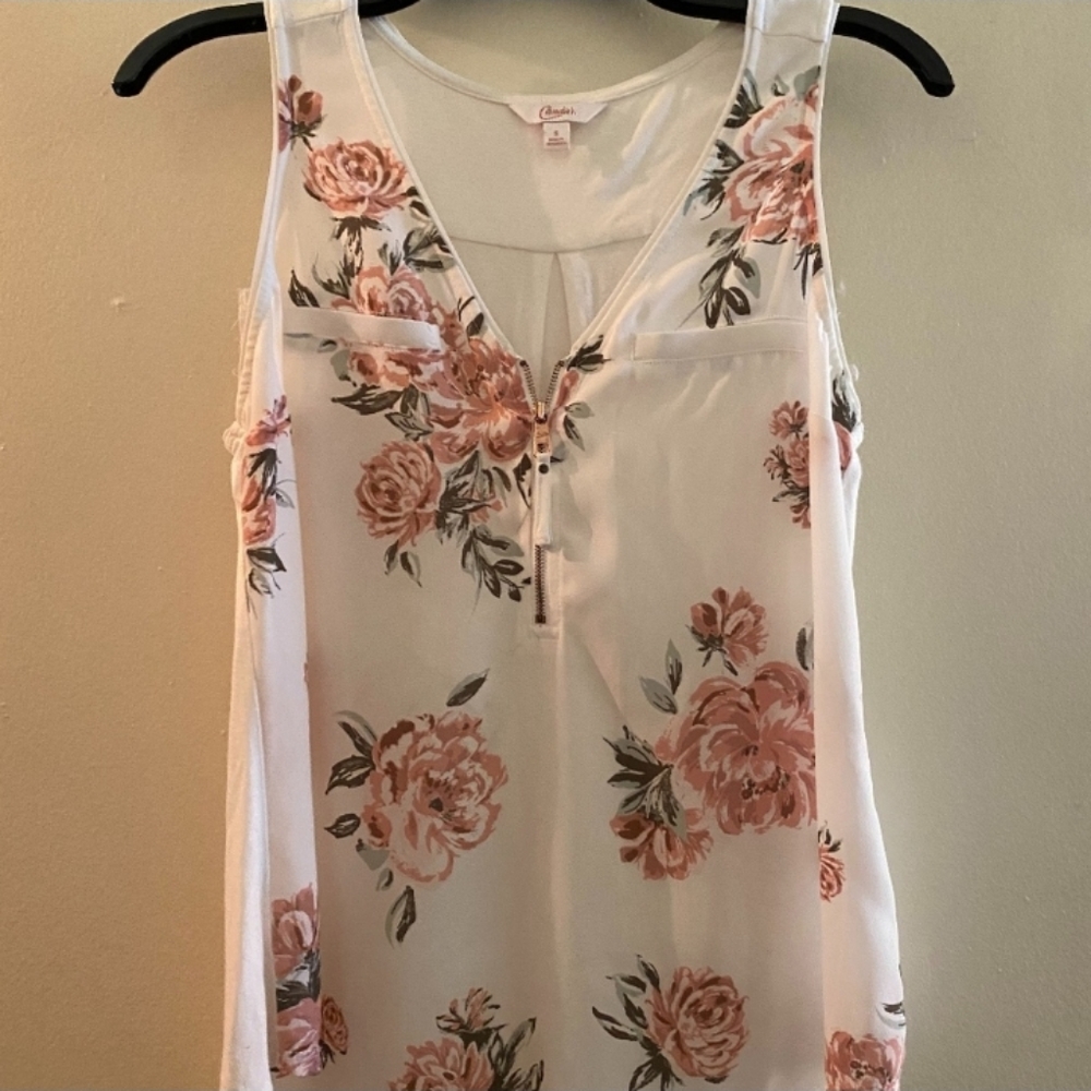 Candie's Floral Tank / S
